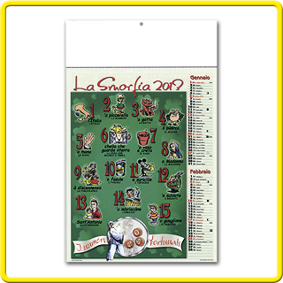 Art. 225 Calendario illustrato personalizzabile